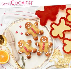 مجموعة قوالب سيليكون لخبز رجل الزنجبيل 2911، طقم خبز للكعك الزنجبيلي لعيد الميلاد، قوالب فردية ناعمة آمنة للتجميد والفرن - Product Image 6