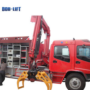 Alat Angkat Kayu Hidrolik Bergerak dengan Derek Pengangkat Kayu, Derek Laut, Derek Knuckle Boom, Lengan Robot Hidrolik 35l/menit - Product Image 3