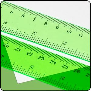 Juego de 6 Reglas de Plástico Transparentes para Matemáticas y Geometría, Herramientas de Medición para <span class=keywords><strong>la</strong></span> Escuela, Oficina y Hogar - Product Image 2
