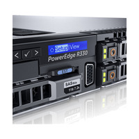 Server Rak Dell PowerEdge R330 1U yang Andal, Intel Xeon E3-1200 V5, 4-DIMM DDR4, 4x3.5" Hot-Swap, IDRAC8, Rak Entry