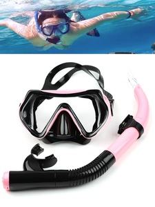Set de 2 Piezas de Máscara de Snorkel de Alta Calidad, Precio de Fabricante, Logotipo OEM, Máscara de Buceo Clásica con <span class=keywords><strong>Tubo</strong></span> Impermeable - Product Image 2