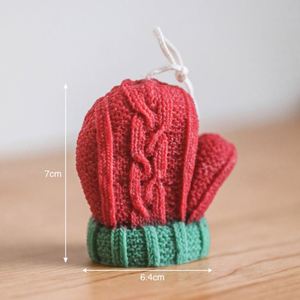 Handmade Wool Gloves Aromatherapy Soy Wax Candles Small DIY Creative <b>Easter</b> Thanksgiving Holiday Decorative Photo Props <b>Gifts</b> - Product Image 1