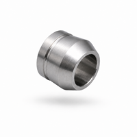 Embout de compression à cône unique en acier inoxydable usiné CNC suisse sur mesure pour assemblages de compression de sondes d'instruments