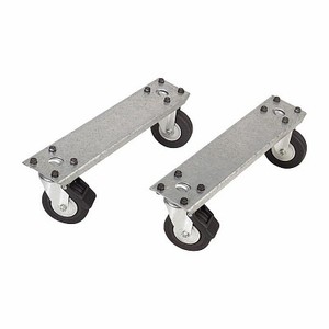 Ruedas Giratorias Usag 5002 S10 con Rodamientos de Bolas de Acero, Placa Superior Gris, Orificio Redondo de 2.5 mm, Duraderas - Product Image 1