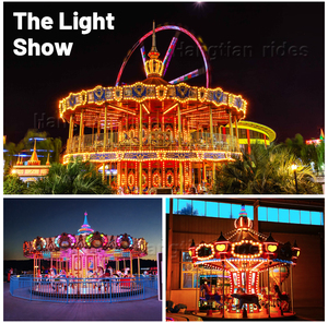 Manège de Luxe pour Parc d'Attractions, Manège à Deux Niveaux pour Enfants et Famille, Manège Extérieur - Product Image 1