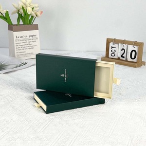 Caja de Regalo de Cartón Rígido con Tapa Deslizante y Logotipo Personalizado, Caja Pequeña con Cinta para Joyería, Velas, Cosméticos, con Grabado - Product Image 4