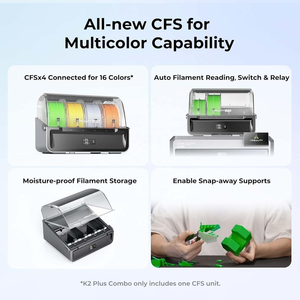 เครื่องพิมพ์สามมิติ Creality K2 Plus ความเร็วสูง ระบบ FDM ปรับระดับอัตโนมัติ โหลดวัสดุอัตโนมัติ เครื่องพิมพ์สามมิติแบบตั้งโต๊ะสำหรับใช้งานส่วนตัว - Product Image 4