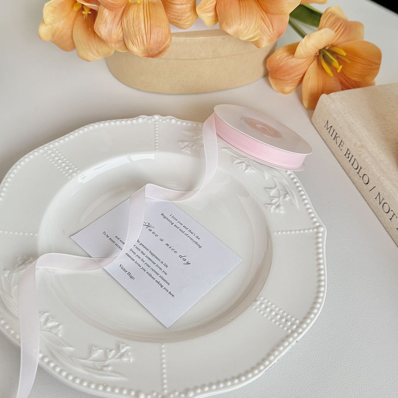 Fil de gelée rose coréen 1 cm 20 yards