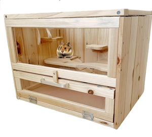 Cage à <span class=keywords><strong>hamster</strong></span> écologique, grande, avec accessoires pour hamsters/lapins/cobayes, cage à cobayes pas chère - Product Image 1