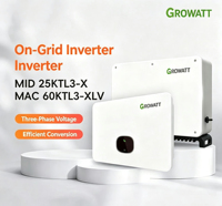 Onduleur Solaire Hybride Hors Réseau Growatt 20kW 25kW 48V 51.2V pour Stockage Solaire Résidentiel en Parallèle