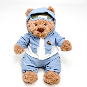 Jelly Cat UK - Oso de Peluche para Esquiar, Muñeco de Peluche Suave, 26 cm, Unisex, Regalo de Cumpleaños de Invierno para Mayores de 14 Años - Product Image 1