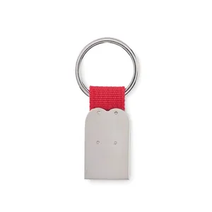Portachiavi in metallo BONHEUR, merchandising personalizzato - Product Image 4