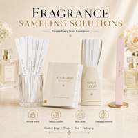 Bandes de test de parfum en forme de pagaie, logo personnalisé, papier absorbant pour tester les parfums