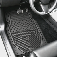 Tapis de sol de voiture en PVC de luxe sur mesure - Conception universelle prédécoupée, antidérapant, durable et facile à nettoyer - Pour voitures, camions, SUV