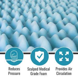 Aangepaste Orthopedische <span class=keywords><strong>Twin</strong></span> <span class=keywords><strong>Xl</strong></span> Ei Krat Alle Schuimmatras Topper Pads Eierdoos Koelmatrassen Topper Queen Size - Product Image 3