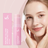 Pelembap Bibir Multi-Fungsi Pink dengan PDRN Kolagen Anti-Kerut untuk Semua Jenis Kulit Wanita