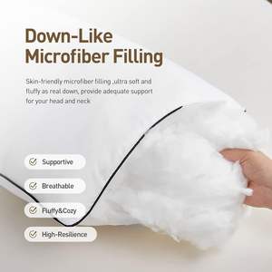 <span class=keywords><strong>Oreiller</strong></span> de lit super doux en alternative au <span class=keywords><strong>duvet</strong></span>, qualité hôtelière, pour les dormeurs sur le côté et sur le dos - Product Image 5