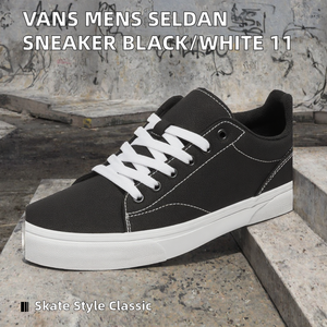 Baskets basses en toile noire pour hommes, chaussures décontractées à lacets, semelle en caoutchouc blanc, streetwear - Product Image 2