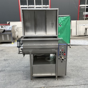 Machine de mixage de viande électrique 300L commerciale Machine de mixage de viande automatique bon marché Machine à hacher - Product Image 5