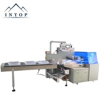 Machine d'emballage multifonctionnelle Flow Pack pour pain, gâteaux, biscuits, barres protéinées, emballage en forme de coussin, petite entreprise