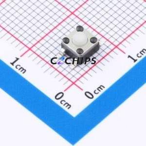 XF4B035221P Tactile Switch SMD-4P,4.5x4.5mm Switch Single Pole Single Throw Round Button 2.3N 4.5mm - Product Image 1