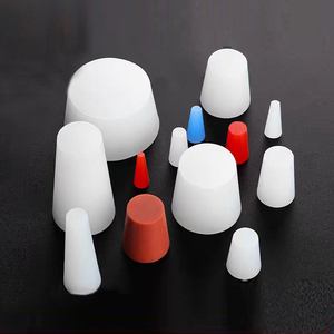 Manufacturer Custom High Quality T-shaped Tapered 20mm 6mm 3.25inch Large Small Pipe Silicone <b>Rubber</b> Butt Plug Hole High - Product Image 1