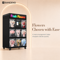 Unité de vente au détail de fleurs réfrigérée BANDENG 6510XH 10T, combinant un cadre robuste pour une maintenance facile, avec un poids de machine d'environ 250 kg