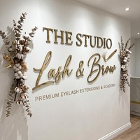 Letrero Metálico 3D, Letras de Acero Inoxidable con LED, Letreros Personalizados con Letras 3D, Logotipo de Pared, Letrero Exterior con Letras 3D para Negocios, Tiendas