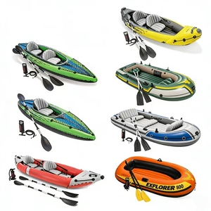 Kayak Inflable Portátil de PVC para Dos Personas, Plegable, Resistente, para Pesca en Lagos y Ríos, Exploración y Viajes - Product Image 6