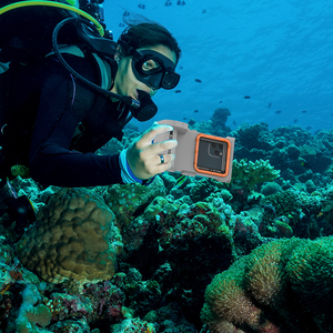 Custodia impermeabile SHELLBOX 15M IPX8 per iPhone 14 <span class=keywords><strong>13</strong></span> Pro Max X XR XS Max Cover subacquea per telefono con modulo fotocamera Bluetooth - Product Image 2