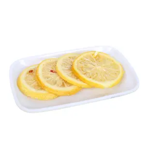 Rodajas de limón liofilizadas sin azúcar, té de fruta de limón, bebida de hielo de verano