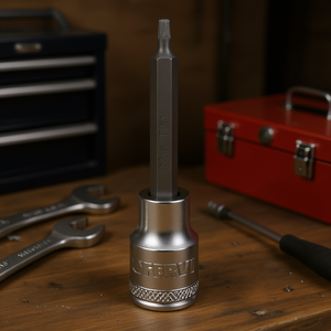 Fervi <b>Socket</b> With Long Torx Insert T20 SCMv - Product Image 3