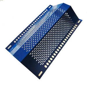 รั้วตาข่ายกันลมแบบเดี่ยว/กำแพงลดฝุ่น/รั้วตาข่ายรูระบายลม ทำจากแผงอะลูมิเนียมสแตนเลส - Product Image 4