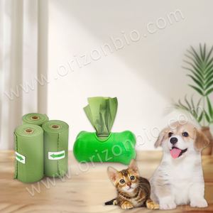 Custom Logo Eco-Friendly Compostable Dog Poop Bags Biodegradable PBAT <b>PLA</b> Corn Starch Plastic Fruit Scent Disposable - Product Image 5