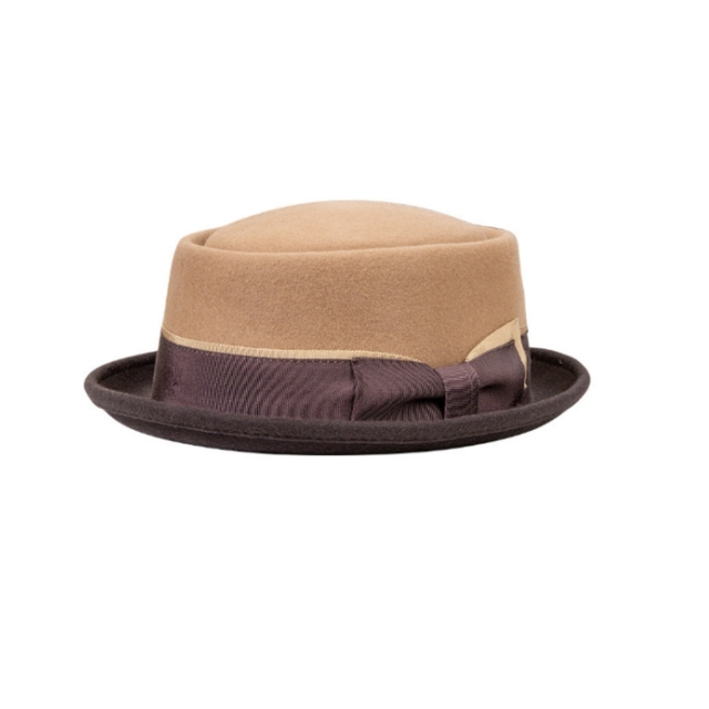 CL92203  New Fashion Chic Men Women Unisex Navy Blue Wool Felt Porkpie Fedora Hat Trilby Pork Pie Mens Dress Hats Wholesale