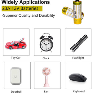 Batteries alcalines sèches haute tension <span class=keywords><strong>23A</strong></span> 12V de qualité supérieure du fabricant chinois pour appareils ménagers, jouets et télécommandes - Product Image 6