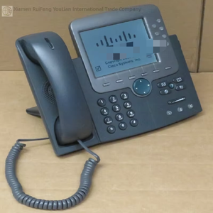 Téléphone IP VoIP couleur avec affichage, PoE, téléphone professionnel + combiné, neuf, original, en stock, automatisation industrielle, Pac - Product Image 1