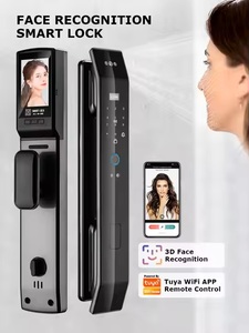 Glomarket Chất Lượng Cao Tuya Ứng Dụng 3D Wifi Nhận Dạng Khuôn Mặt Với Máy Ảnh Vân Tay Thẻ Mã Thông Minh Kỹ Thuật Số Thông Minh Cửa Khóa - Product Image 5