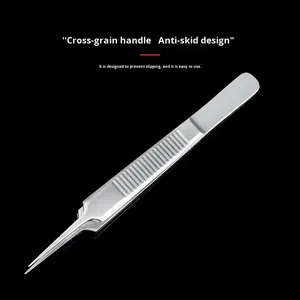 Strumento Dentato a Piattaforma Dritta di Classe I, Strumento per Doppia Palpebra, Pinze per Tessuti Adson Russian Debakey - Product Image 2