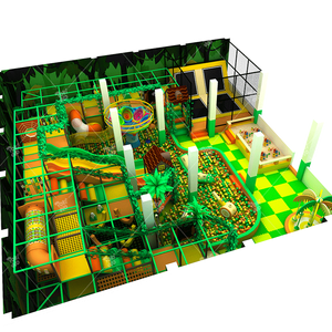 Pokiddo Área de juegos interior estilo <span class=keywords><strong>jungla</strong></span> vibrante personalizada con piscinas de <span class=keywords><strong>bolas</strong></span> y toboganes - Product Image 3