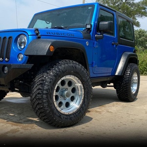Jantes en aluminium de 16, 17, 18 pouces pour modification, PCD 139,7 mm, ET 25 mm, finition argentée, pour Wrangler, Tank, Jeep, Raptor, Prado, LC76 - Product Image 3