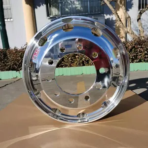 Chinese Manufacturer 22.5 Inch Suitable For Tire 11R22.5 Forged Aluminum Alloy Heavy Duty Truck Wheel