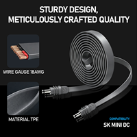 Kabel Data Tipe-C Mini Flat 5A Pengisian Cepat 18AWG Konduktor Tembaga Murni Selubung PVC Anti Kusut