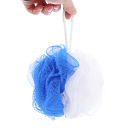 Offre Spéciale Exfoliant Loofa Doux Confortable Ménage Bain Fourniture Gommage Rond Loofah Éponge Maille Pouf Boule De Douche