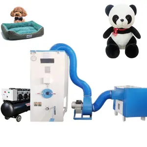 Semi Automatic pet pad cotton Fiber making Stuffing Pillow plush toy jacket cotton goose down feather comforter filling Machine