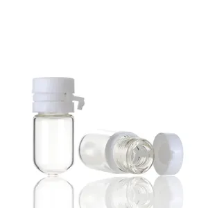 1.5Ml Lege Kleine Mini Glazen Monsterflesjes Ronde Bodem Fles Laboratorium Vloeibare Geur Reageerbuis Trial Fles