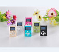 Portable USB Mini MP3 Player Layar LCD Mendukung Kartu TF dengan Desain Olahraga