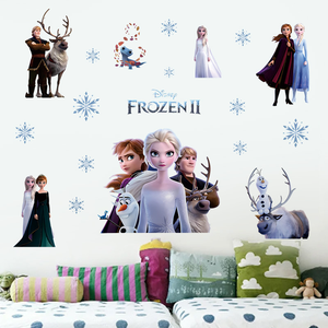 PVC autoadhesivo Frozen <span class=keywords><strong>pared</strong></span> pegatina chica habitación Fondo decoración extraíble princesa <span class=keywords><strong>pared</strong></span> calcomanía - Product Image 5