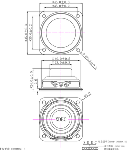 Xdec 48Mm 4 10W/12W Neodymium Loa Đa Phương Tiện Đầy Đủ Phạm Vi 20Khz Âm Thanh Lớn Chất Lượng Cao Máy Nghe Nhạc Với 5% Biến Dạng - Product Image 2