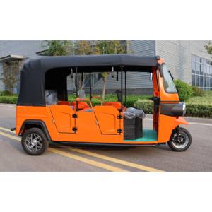 4000W <strong>Tuk</strong>-<strong>Tuk</strong> Electric Tricycle 6-Seats Open Cabin 72v Motorized Vehicle <strong>for</strong> Elderly Families 700kg Passenger Capacity - Product Image 3